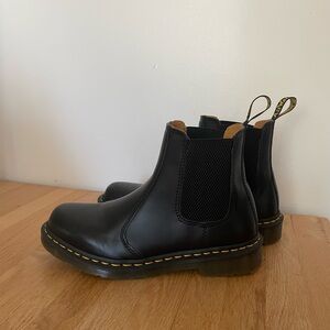 Dr. Martens Black Leather Ankle Boots
